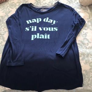 5/$25 😁 VS long sleeve sleep shirt